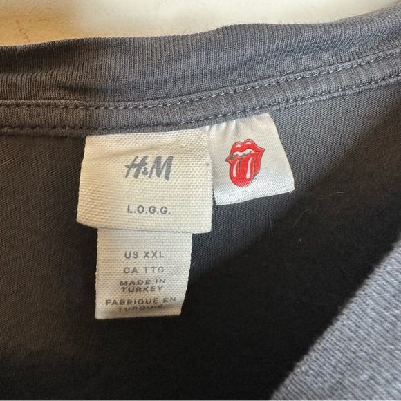 H&M The Rolling Stones Graphic Tee Size XXL - Picture 3 of 5